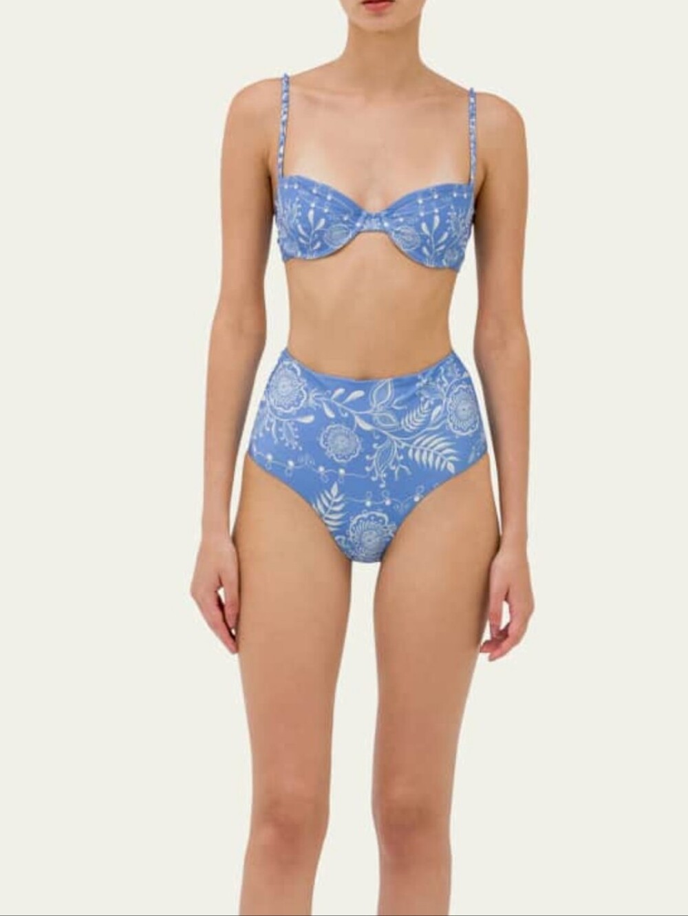 Aqua By Aqua Bendita Magenta Floritura Bikini Bottoms Size S